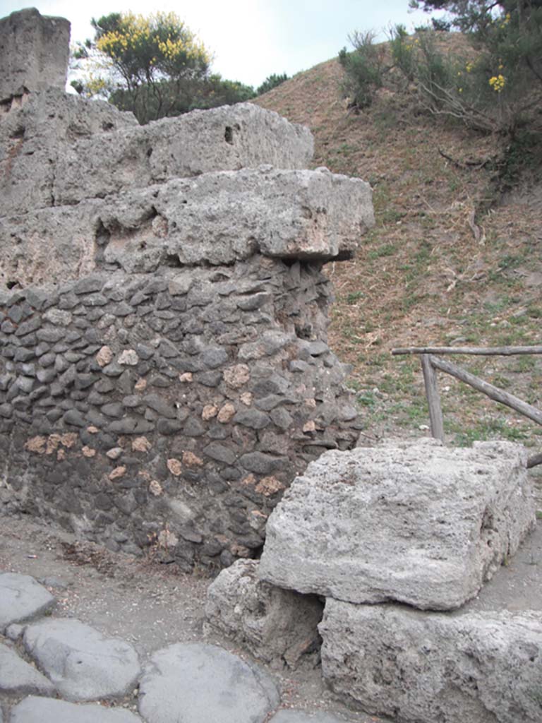 Porta Nocera, Pompeii. May 2011. East side of Gate. Photo courtesy of Ivo van der Graaff.