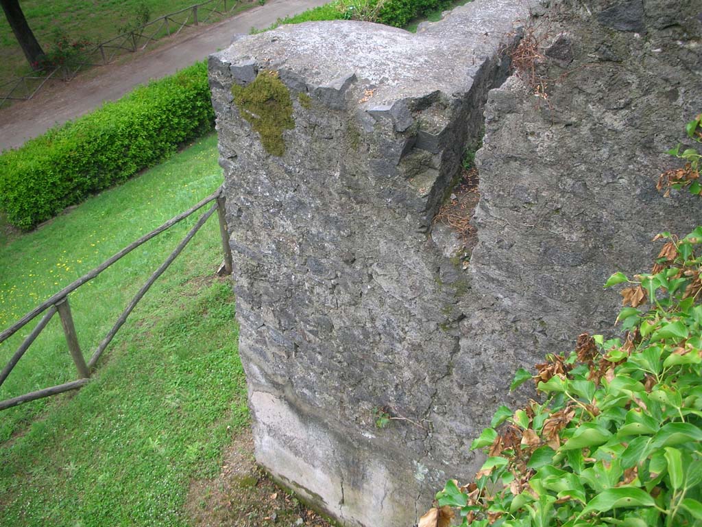 Tower VI, Pompeii. May 2010. Looking towards upper north side of Tower VI. Photo courtesy of Ivo van der Graaff.